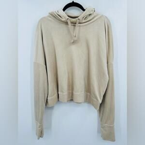 Offline | by Aerie Soft Relaxed Fit Crop Hoodie Size Extra Large